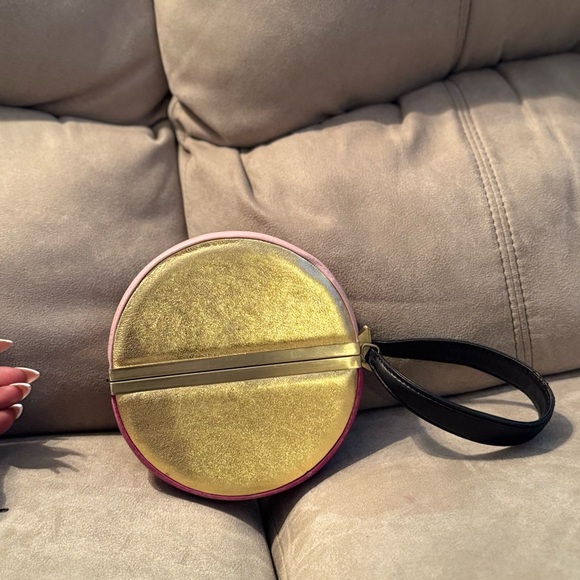 DVF Diane Von FurstenbergTwo-Tone Light Pink, Fuchsia and Gold Women's Bag - Picture 6 of 8